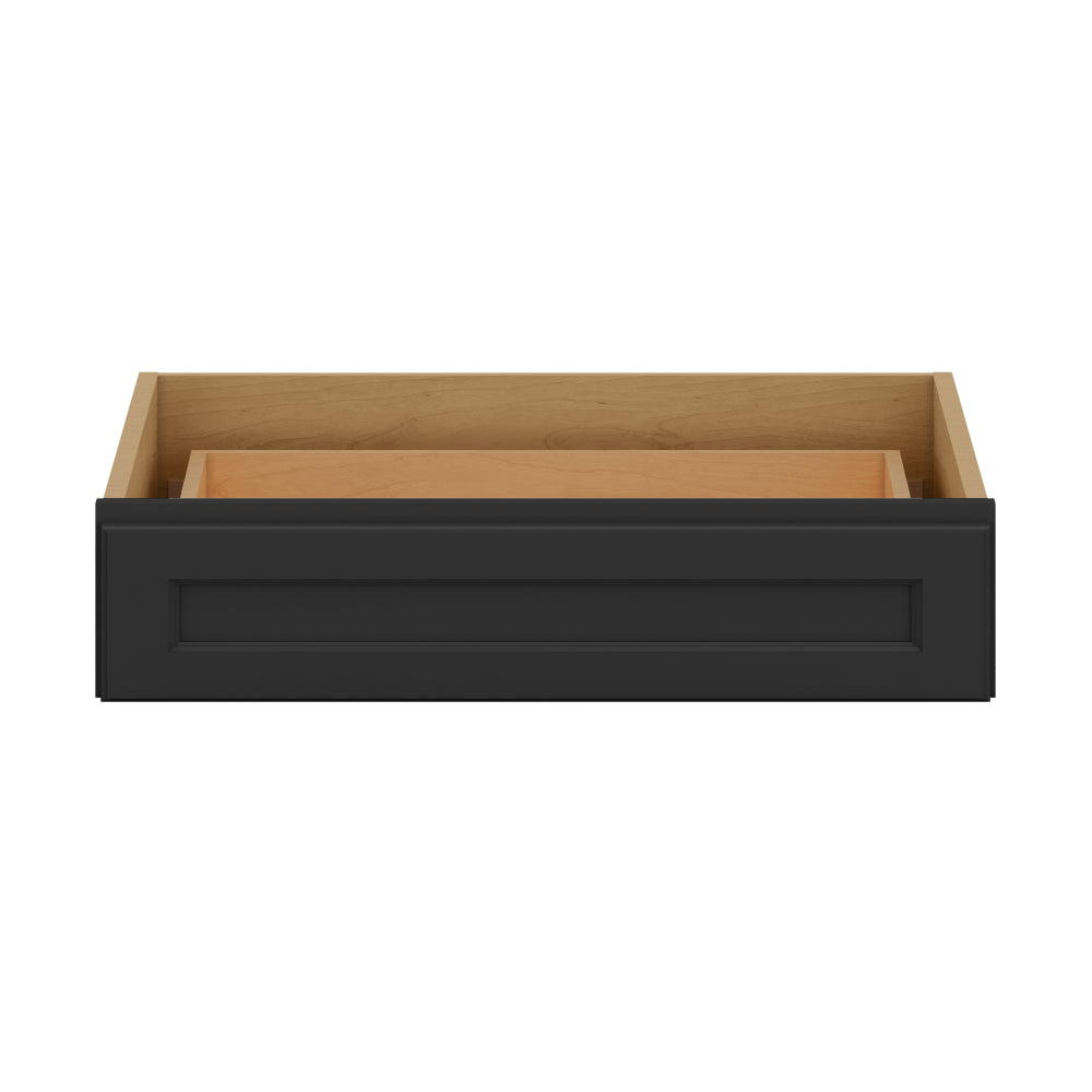 J&K Charcoal E2 36" W x 7-1/2" H or 8-1/2" H Knee Drawer